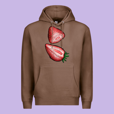 Strawberries 1 Premium Hoodie Designed By Bundleandbundleshop