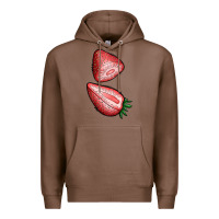 Chestnut strawberries 1 Premium Hoodie - BundleAndBundleShop