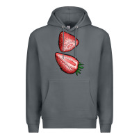 Rock strawberries 1 Premium Hoodie - BundleAndBundleShop