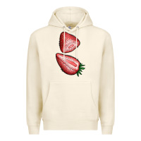Tofu strawberries 1 Premium Hoodie - BundleAndBundleShop