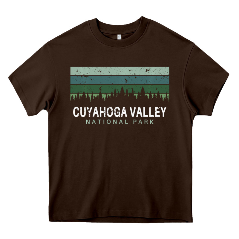 Cuyahoga Valley National Park Ohio Gifts Oh Heavy Core Tee by minhPixels | Teevron