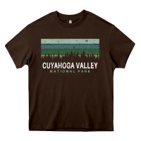Chocolate Brown Cuyahoga Valley National Park Ohio Gifts Oh Heavy Core Tee - minhPixels