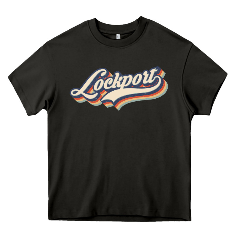 I Love Lockport City Usa Retro Vintage Heavy Core Tee by minhPixels | Teevron
