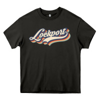 Asphalt I Love Lockport City Usa Retro Vintage Heavy Core Tee - minhPixels