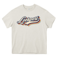 Cream I Love Lockport City Usa Retro Vintage Heavy Core Tee - minhPixels
