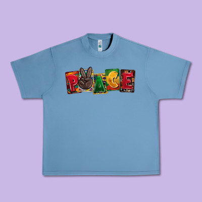 Peace Juneteenth Urban Heavy Tee Designed By Cowgirlartshop