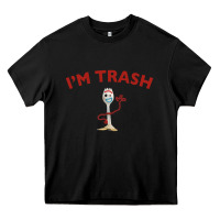 Black i'm trash forky Heavy Core Tee - minhPixels