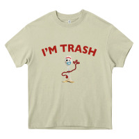 Mossy i'm trash forky Heavy Core Tee - minhPixels