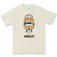 Bone Yellow Flower on Pink Background Mom Skull Premium Tee - Bettercallsaul