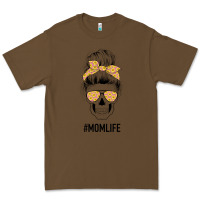 Cacao Yellow Flower on Pink Background Mom Skull Premium Tee - Bettercallsaul