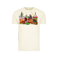 Vintage Arctic Christmas coffee cups with Labrador Vintage Tee - RanaPortraitStore