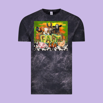 Farm Life With Animals Vintage Tee Designed By Tumblerdesignbyshophia
