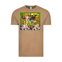 Vintage Coffee farm life with animals Vintage Tee - TumblerDesignByShophia