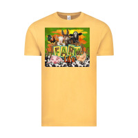 Vintage Mustard farm life with animals Vintage Tee - TumblerDesignByShophia