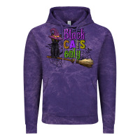 Cloud Purple black cats only Vintage Hoodie - CowGirlArtShop