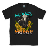 Black Just a Little Moody Classic Tee - texasbilliewilder