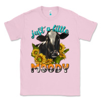 Bubblegum Pink Just a Little Moody Classic Tee - texasbilliewilder
