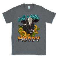 Charcoal Heather Just a Little Moody Classic Tee - texasbilliewilder
