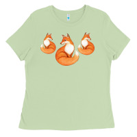 Matcha Three Little Foxes IN Fox Family I Gift Ladies Tee - Bettercallsaul
