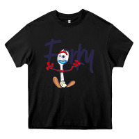 Black forky Heavy Core Tee - minhPixels