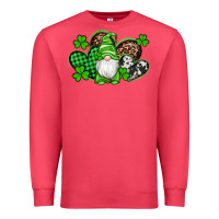Cardinal st patricks day gnome with western hearts Premium Sweatshirt - Artiststas