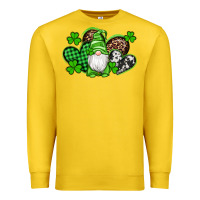 Lemon st patricks day gnome with western hearts Premium Sweatshirt - Artiststas
