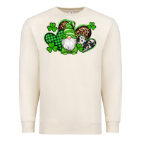 Sandshell st patricks day gnome with western hearts Premium Sweatshirt - Artiststas
