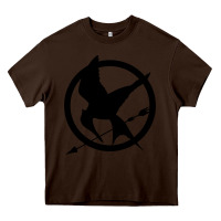Chocolate Brown hunger games spiral movie Heavy Core Tee - minhPixels