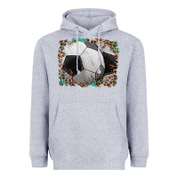 Heather Grey sports soccer background Heavyweight Hoodie - Artiststas