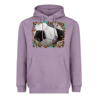 Lavender sports soccer background Heavyweight Hoodie - Artiststas