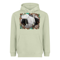 Matcha sports soccer background Heavyweight Hoodie - Artiststas