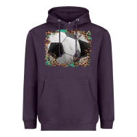 Plum sports soccer background Heavyweight Hoodie - Artiststas