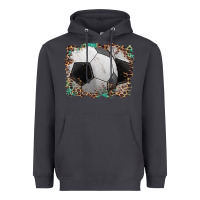 Smoke sports soccer background Heavyweight Hoodie - Artiststas