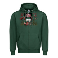 Sports Green little miss Zipper Hoodie - SublimationCraftShop