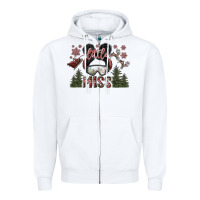 White little miss Zipper Hoodie - SublimationCraftShop