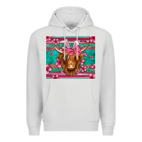 Dove Grey easter longhaired cow Premium Hoodie - Jasminsmagicworld