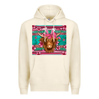Tofu easter longhaired cow Premium Hoodie - Jasminsmagicworld