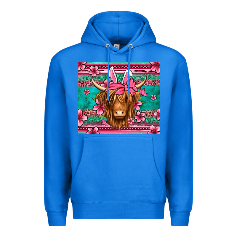 Easter Longhaired Cow Premium Hoodie by Jasminsmagicworld | Teevron