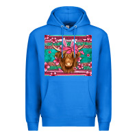 True Royal easter longhaired cow Premium Hoodie - Jasminsmagicworld