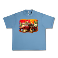 Pebble Blue mexican cinco de mayo truck Urban Heavy Tee - CowGirlArtShop