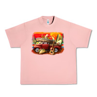 Salmon mexican cinco de mayo truck Urban Heavy Tee - CowGirlArtShop