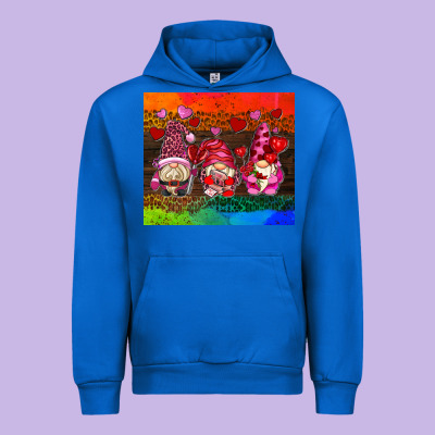 Valentines Day Gnome Urban Hoodie Designed By Adodesignshop