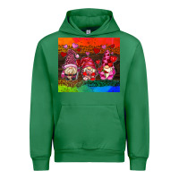 Emerald valentines day gnome Urban Hoodie - AdoDesignShop