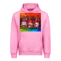 Fuchsia Pink valentines day gnome Urban Hoodie - AdoDesignShop