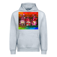 Heather Grey valentines day gnome Urban Hoodie - AdoDesignShop