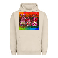 Pigment French Oak valentines day gnome Urban Hoodie - AdoDesignShop