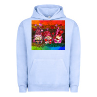 Pigment Grape Ice valentines day gnome Urban Hoodie - AdoDesignShop