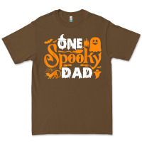 Cacao one spooky dad funny cat boo dad halloween costume design t shirt Premium Tee - minhPixels