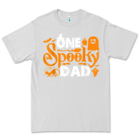 Dove Grey one spooky dad funny cat boo dad halloween costume design t shirt Premium Tee - minhPixels
