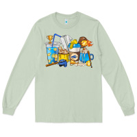 Matcha Softball coffee cups Long Sleeve Tee - HowdyJamesFarm